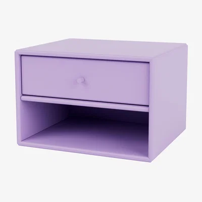 Made in Design Dash Wall console table wood purple / Console - W 35.4 x D 30 x H 24 cm - MONTANA