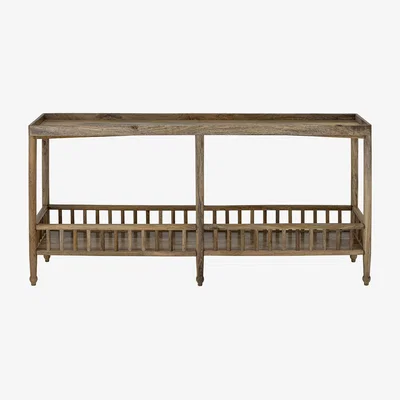 Made in Design Sali Console - / Mango wood - L 168 x D 43 x H 80 cm by Bloomingville Natural wood