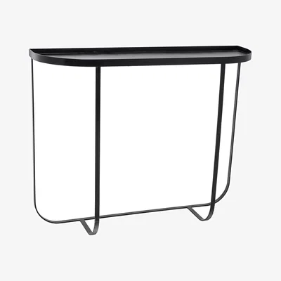 Made in Design Harper Wall console table metal black / L 100 x D 30 x H 80 cm - Metal - Bloomingville