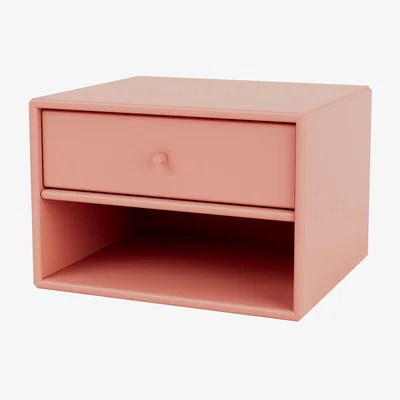 Made in Design Dash Wall console table wood pink / Console - W 35.4 x D 30 x H 24 cm - MONTANA