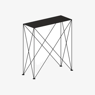 Made in Design Light Star Console metal black / W 82 x D 31 x H 91 cm - Zeus
