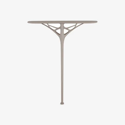 Made in Design A.I. Wall console table plastic material grey / W 75 x D 24 cm - Designed by artificial intelligence / Recycled - Kartell