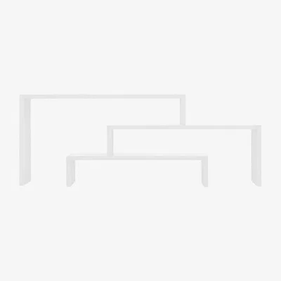 Made in Design Babilonia XL Console - Set of 3 by Zeus White