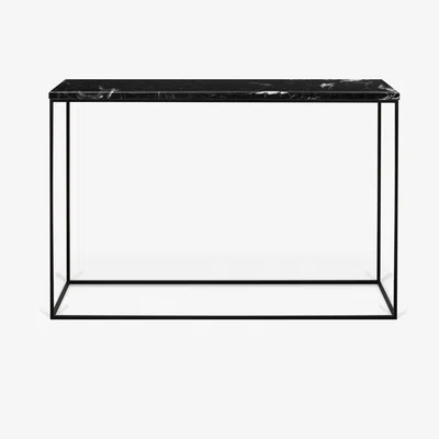 Made in Design Marble Console - / Marble - L 120 x H 76 cm by POP UP HOME Black