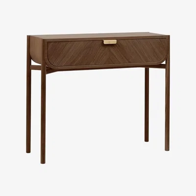 Made in Design Marius Console wood brown / With drawer - L 100 cm - Hartô
