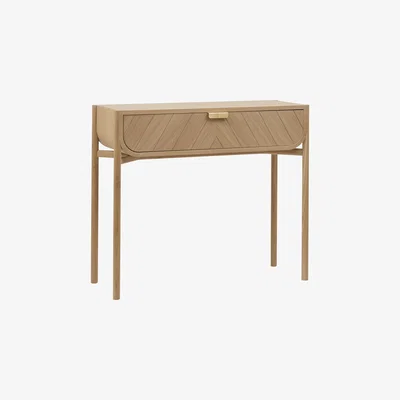 Made in Design Marius Console - / With drawer - L 100 cm by Hartô Natural wood