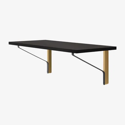 Made in Design Wall console table Kaari wood / W 100 x D 45 cm - Linoleum / Bouroullec, 2015 - ARTEK