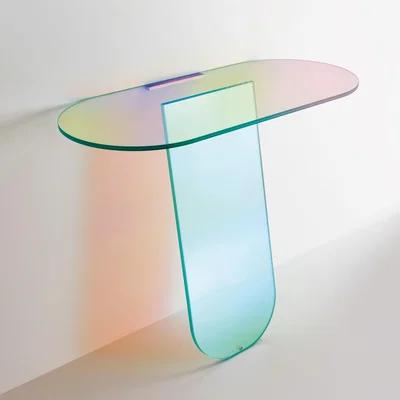 Made in Design Shimmer Console - L 100 x H 84,5 cm by Glas Italia Multicoloured