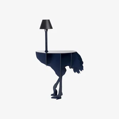Made in Design Diva Lucia Console - / Integrated lamp by Ibride Blue