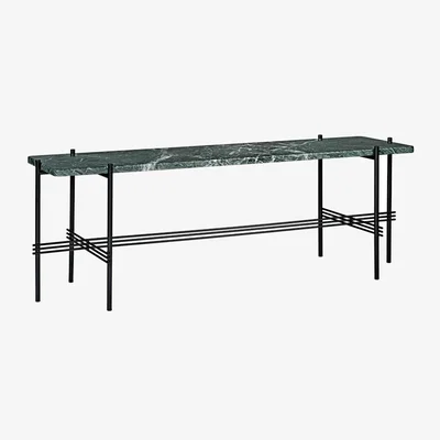 Nordic Nest Gubi TS Console 1 console table Marble green black lacquered stand