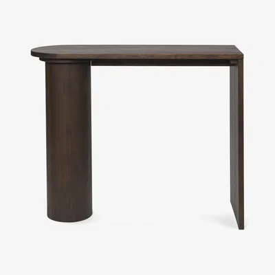 Nordic Nest ferm LIVING Pylo Console Table side table 85x36x100 cm Dark Stained Oak
