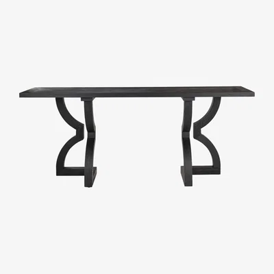 OKA OKA, Kaishu Console Table - Black, Console Tables, Oak