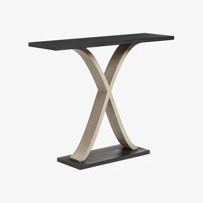 OKA Xavier Console Table - Dark Grey