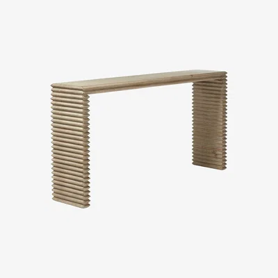OKA Magnante Console Table - Grey Wash