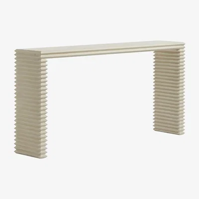 OKA Magnante Console Table - Chalk