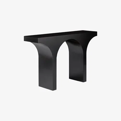 OKA Anio Console Table - Ebony