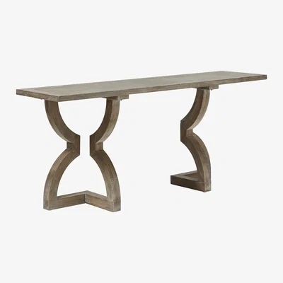 OKA Kaishu Console Table - Watered Grey