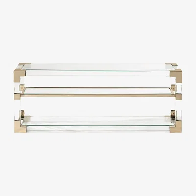 OKA OKA, Pei Console Table - Clear, Console Tables, Acrylic/Steel