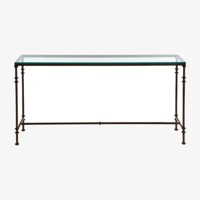 OKA OKA, Large Pompidou Console Table - Black, Console Tables, Glass