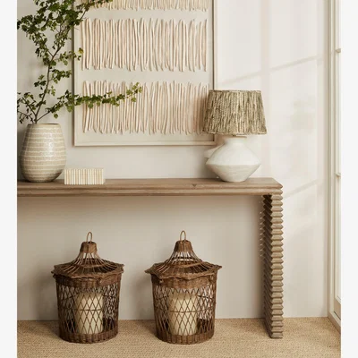 OKA OKA, Magnante Console Table - Grey Wash, Console Table