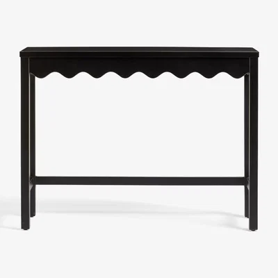 OKA OKA, Ani Console Table - Rubbed Black, Console Tables, Mango Wood