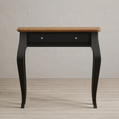 Oak&More Chateau Noir Oak and Black Painted Console Table