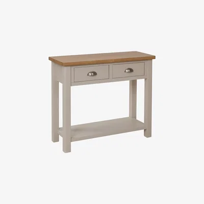 Oak&More Cole Oak and Truffle Grey Console Table