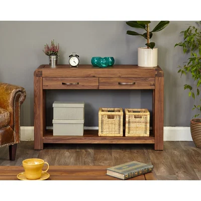 Oak&More Nishio Solid Walnut Console Table