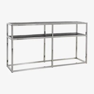 Olivia's Richmond Blackbone Silver Console Table
