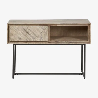 Olivia's Olivia's Martha Acacia Wood 1 Drawer Console Table