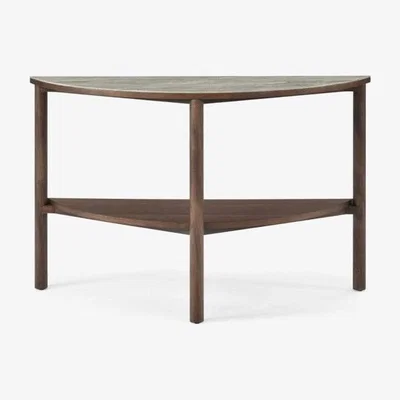 Olivia's Twenty Ten Willow Curved Timber Tobacco Console Table