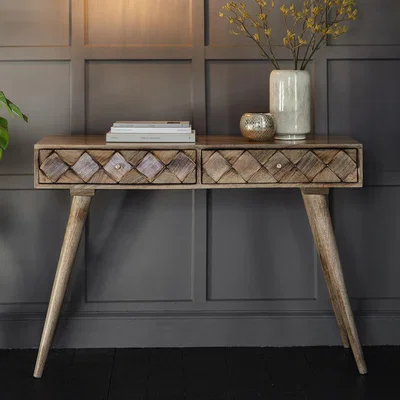 Olivia's Gallery Direct Tuscany Console Table Burnt Wax | Outlet