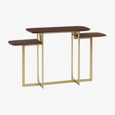Olivia's Olivia's Vera Side Table 3 Tier / Brown / Three Tier