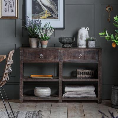 Olivia's Gallery Interiors Nakato 2 Drawer Console Table Natural