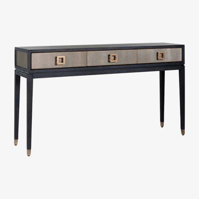 Olivia's Richmond Bloomingville 3 Drawers Gold Console Table