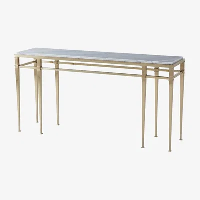 Olivia's Theodore Alexander Console Table Annalyn in Marble