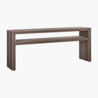 Olivia's Richmond Classio Brushed Gold Console Table