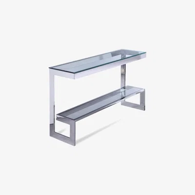 Olivia's Liang & Eimil Ziggi Console Table Polished Stainless Steel