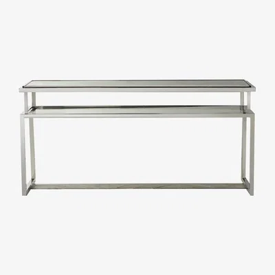 Olivia's Gallery Direct Salerno Console Table Silver