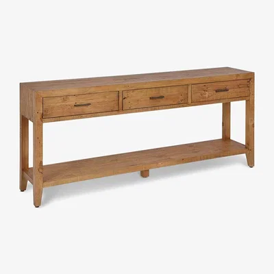 Olivia's Garden Trading Ashwell Console Table 3 Drawer Natural