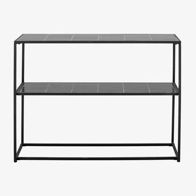 Olivia's Bloomingville June Console Table in Black Stone