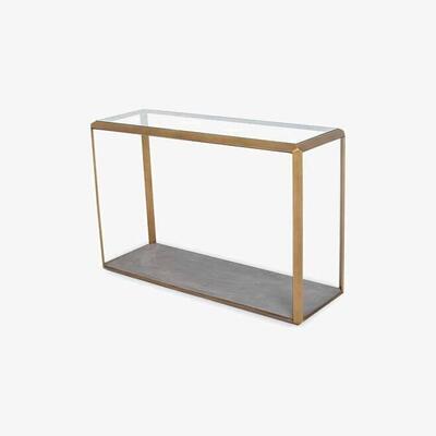 Olivia's DI Designs Elmley Brass Console Table