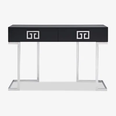 Olivia's Liang & Eimil Nobbu Dressing Table Polished Stainless Steel