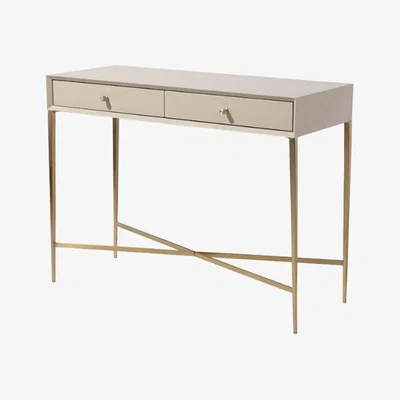 Olivia's RV Astley Finley Console Table Ceramic Grey Finish