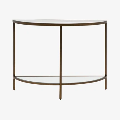 Olivia's Gallery Interiors Hodson Console Table in Bronze