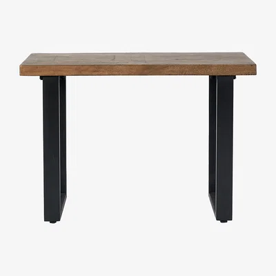 Olivia's Olivia's Cody Mango Wood and Iron Rectangular Console Table