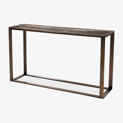 Olivia's Eichholtz Zino Console Table in Light Bronze Finish