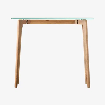 Olivia's Gallery Interiors Blair Console Table in Oak