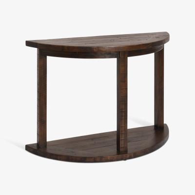 Olivia's Garden Trading Oxhill Curved Console Table Antique Brown