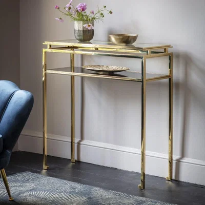 Olivia's Gallery Direct Cosenza Console Table Gold